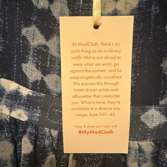 ModCloth Freeing Feeling A-Line Dress in Shibori - Size S NWT - Picture 5 of 11